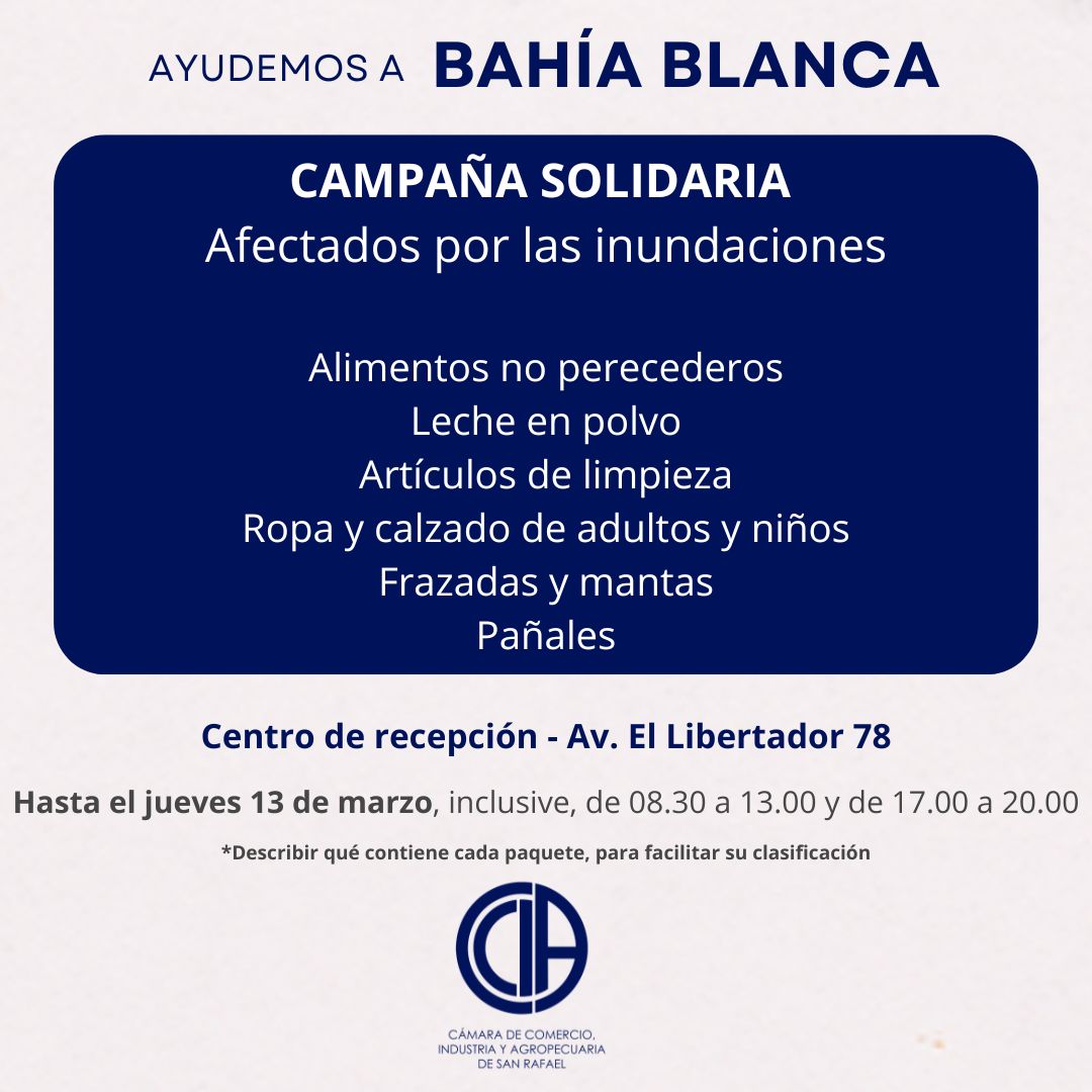 AYUDEMOS A BAHÍA BLANCA